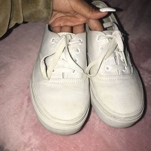 All white vans
